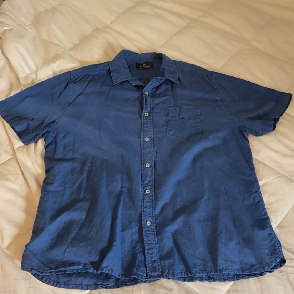 Shore leave XL linen shirt